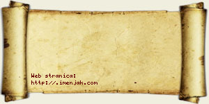 Isidora Janić vizit kartica